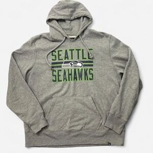 47 Brand grey Seattle Seahawks hoodie Size XL 0027